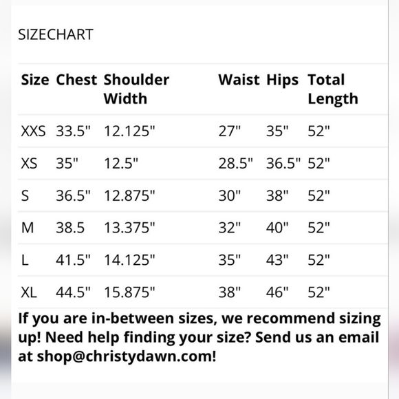 Christy Dawn Lennon Dress XS Midnight Navy Blue Puff Sleeves Midi Boho Country - Picture 16 of 16